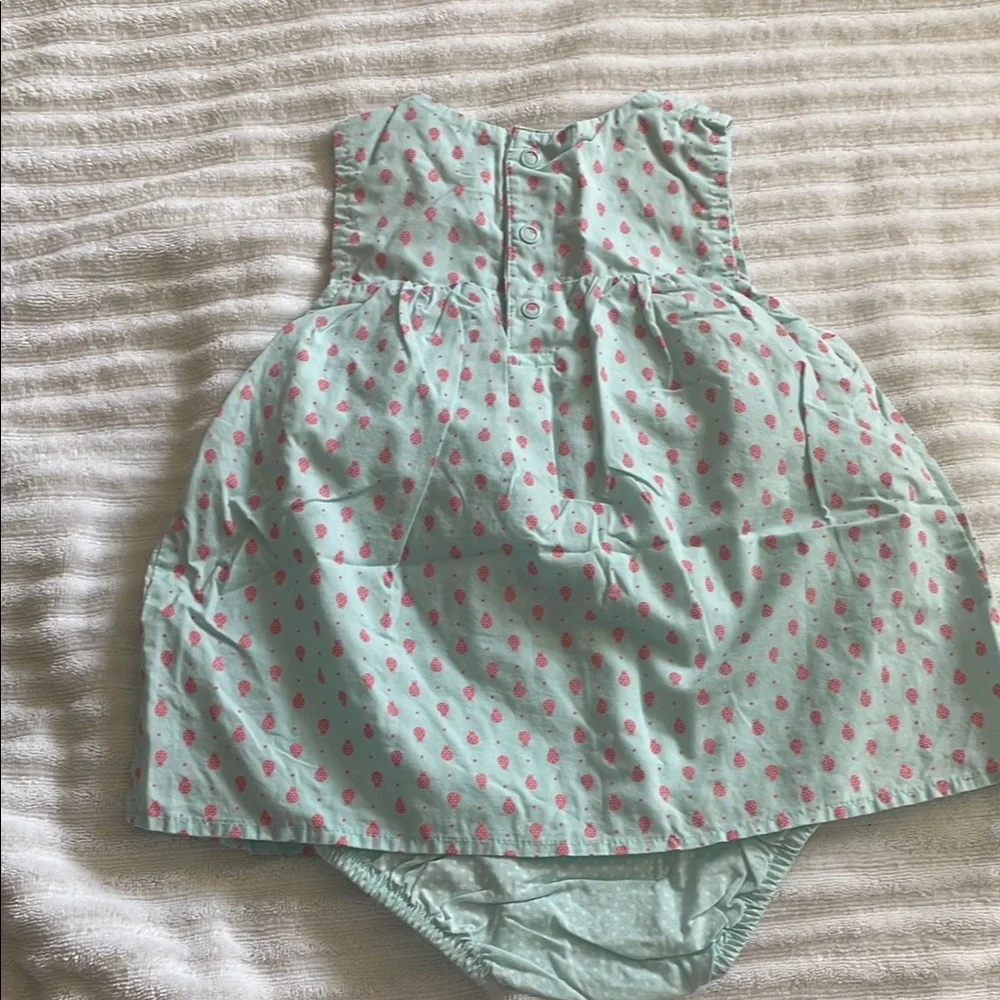 Carter's Green and Pink Diaper Covers with Polka Dots